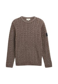 Unausgewählt, brown offwhite plated