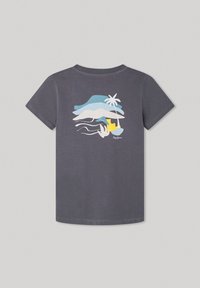 Pepe Jeans RENCE - Marškinėliai su spaudiniu - phantom grey