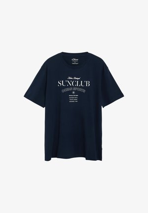 s.Oliver, T-SHIRT - T-Shirt print - navy