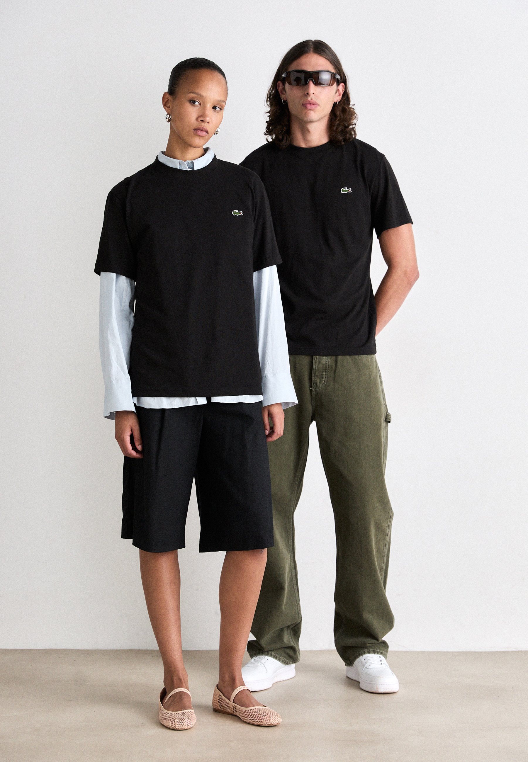 Lacoste UNISEX - T-shirt imprimé - black/noir - ZALANDO.FR