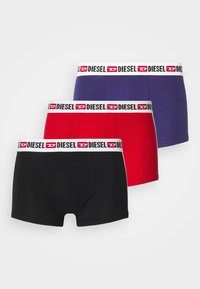 Unselected, black/red/blue