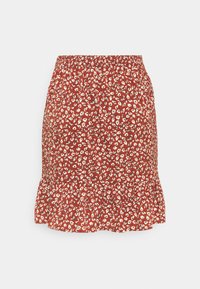 ONLY ONLOLIVIA WRAP SKIRT - Mini sijonas - henna