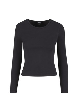 Urban Classics, HEAT SLIM SLONGSLEEVE - Langærmet T-shirt - black