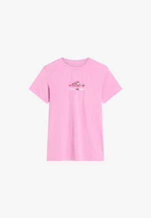The North Face, W FOUNDATION SHORT SLEEVES T-SHIRT-GRAPH. - T-shirt con stampa - hushed lavender