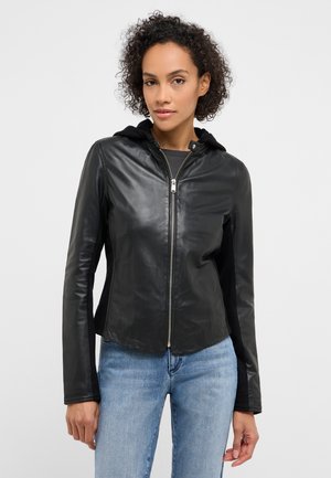 Mustang, Lederjacke - schwarz