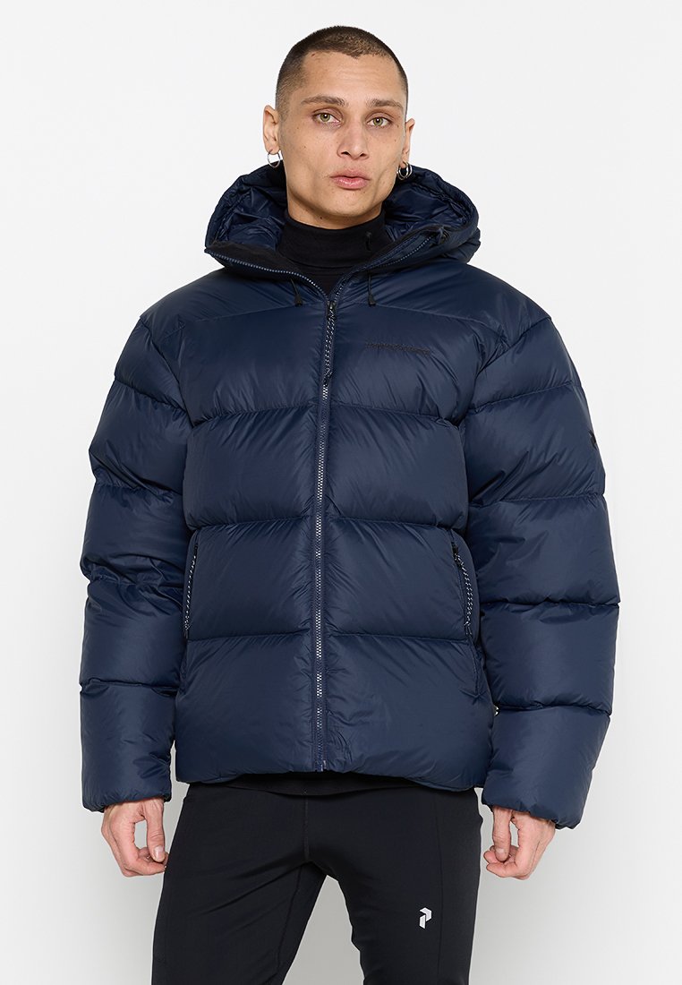 Peak Performance Gewatteerde jas donkerblauw