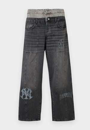 Barrow PANT UNISEX - Jeans baggy - denim nero/black denim