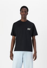 JCODYNAMIC DUST TEE CREW NECK - Print T-shirt - black