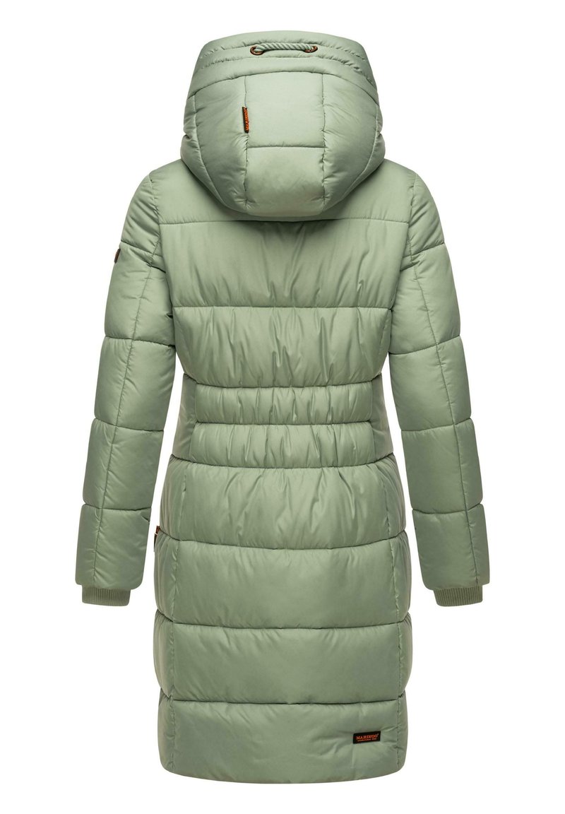 Marikoo B842 Gewatteerde winterjas voor dames, parka, zwart, XXL