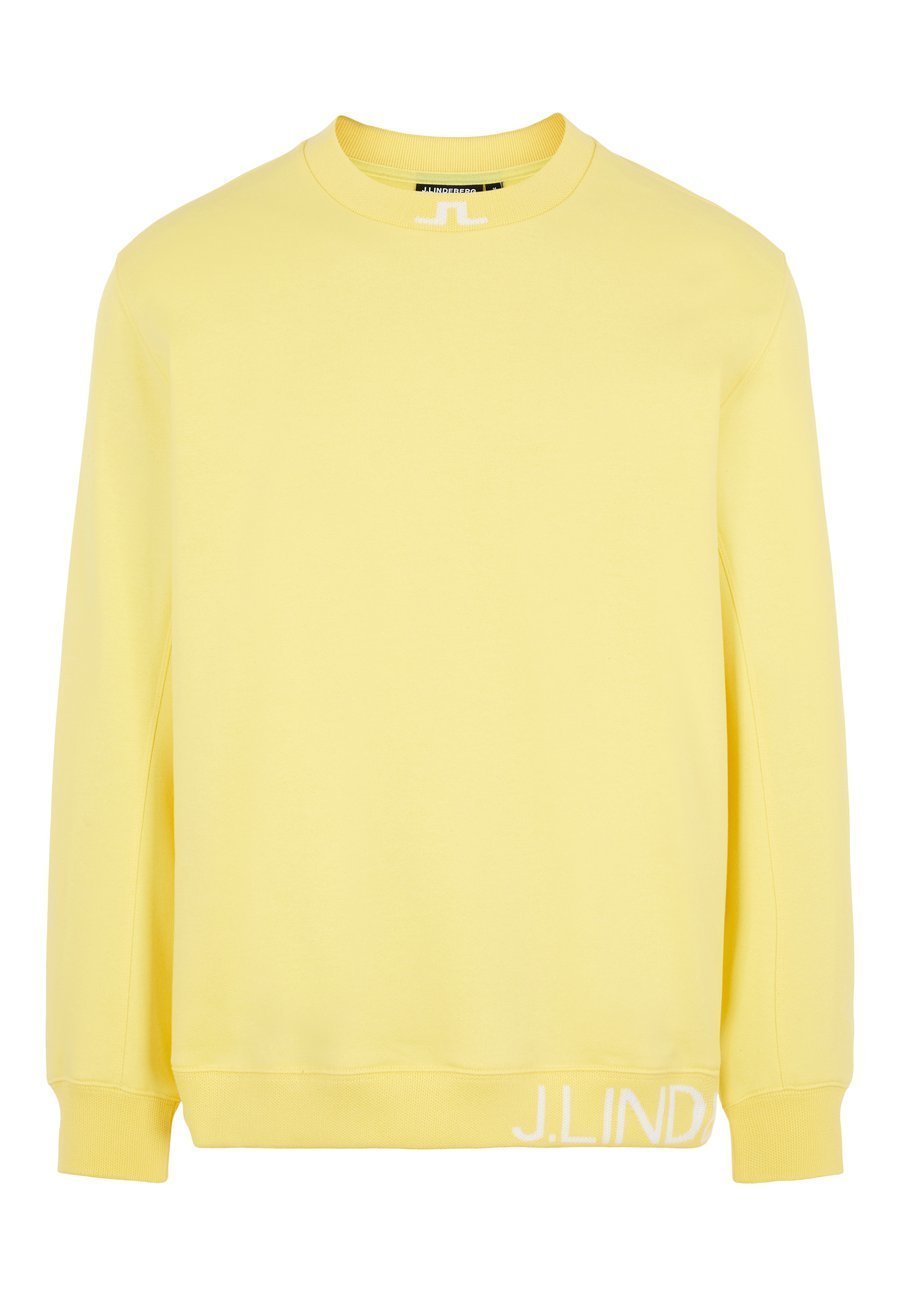 butter yellow sweatshirt