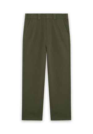 Lyle & Scott, STRAIGHT LEG WORK PANTS - Püksid - true olive