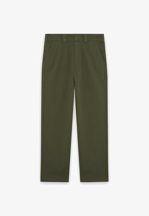 Lyle & Scott, STRAIGHT LEG WORK PANTS - Stoffhose - true olive