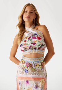 Blouse - mehrfarbe rose