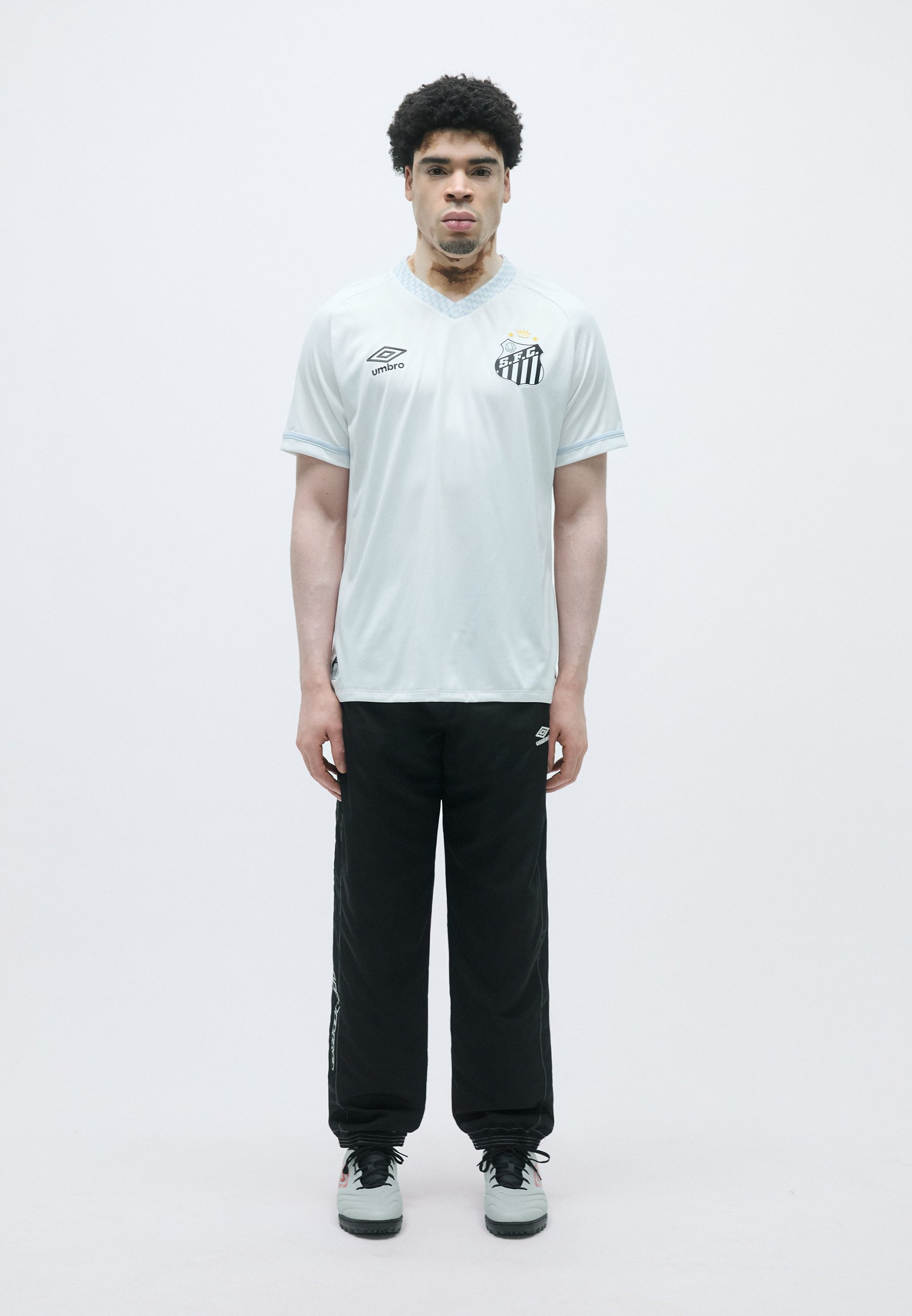 Umbro BRAZIL SANTOS UNISEX - Print T-shirt - white - Zalando.ie