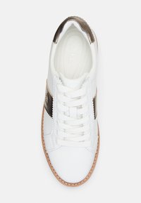 Lauren Ralph Lauren AMELIA NAPPA LEATHER PLATFORM SNEAKER - Sporta apavi - snow white/twilight