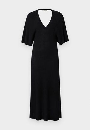 THE FLOUNCE DRESS - Φόρεμα-πουλόβερ - black