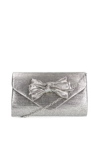 Manfield MIT SCHLEIFE - Clutch - silberfarben