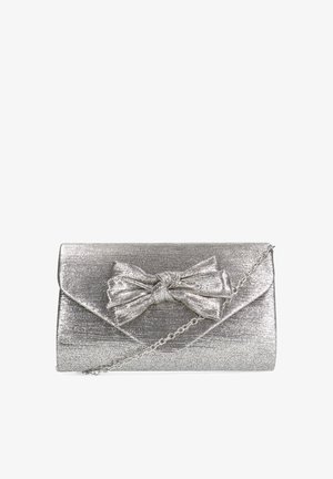 Manfield MIT SCHLEIFE - Clutch - silberfarben