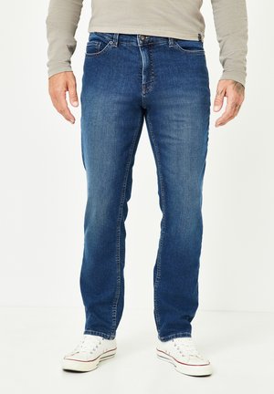 PIPE 5-POCKET MIT MOTION & COMFORT STRETCH - Straight leg jeans - dark stone used
