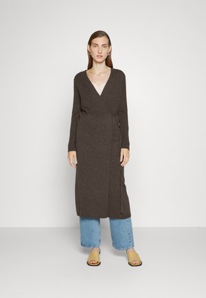 WRAP DRESS - Jumper dress - brown