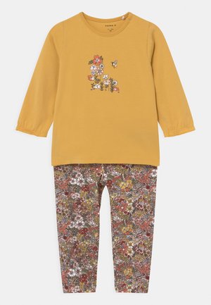 NBFDINA SET - Pantalones - ochre