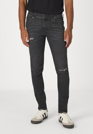 JJILIAM JJORIGINAL - Oprijete (skinny) kavbojke - black denim