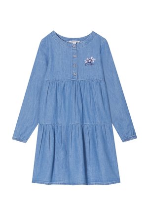 Creeks AMERICAN INSPIRATION FASHION COOL EASY MIT LANGEN ÄRMELN  - Vestido vaquero - denim stone