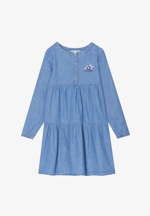 Creeks AMERICAN INSPIRATION FASHION COOL EASY MIT LANGEN ÄRMELN - Spijkerjurk - denim stone