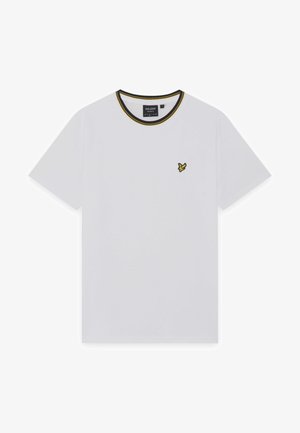 Lyle & Scott, TIPPED TRACK - T-shirt basique - white