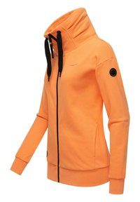 Ragwear SHOCKY - Majica s kapuljačom i patentnim zatvaračem - papaya