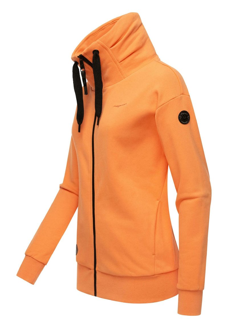 Orange Ragwear Zip Hoodie Damen Ragwear SHOCKY Zip-up Sweatshirt