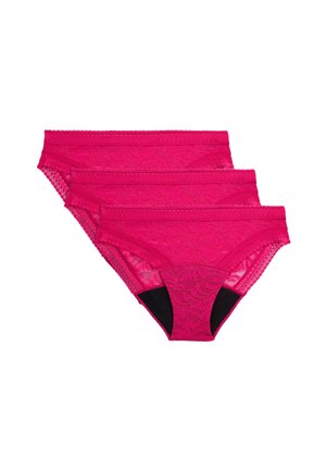 3PACK HEAVY ABSORBENCY KNICKERS - Culottes menstruelles - pink