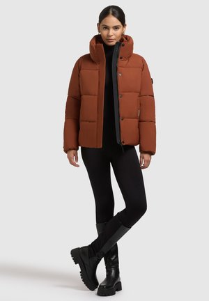 RINJA2 MATT - Téli dzseki - russet brown