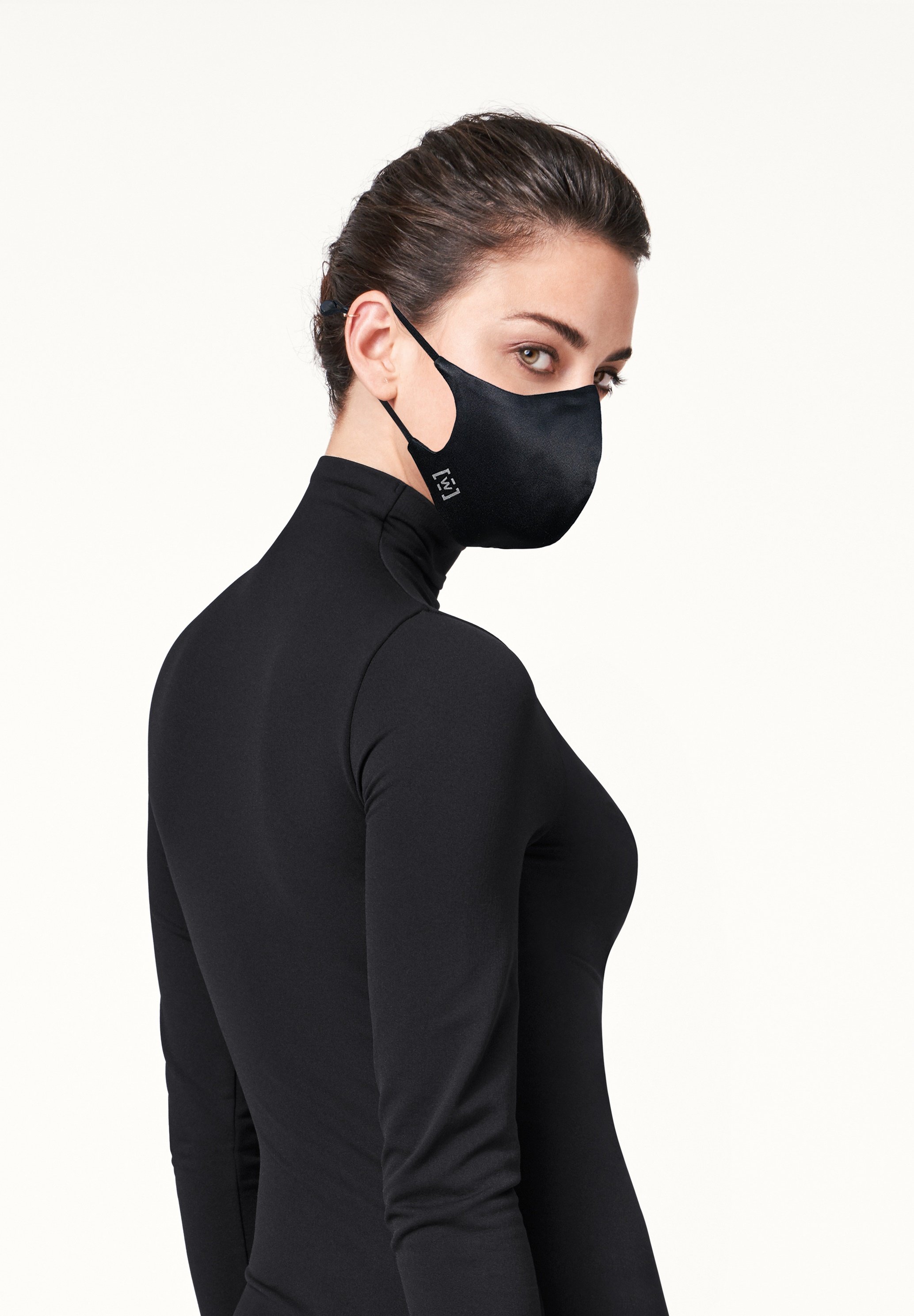Wolford LUXURY SILK MASK UNISEX - Stoffen mondkapje - black/zwart -  Zalando.nl