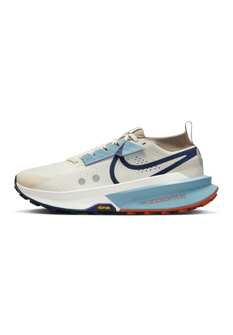 Nike Performance ZOOMX ZEGAMA 2 - Bėgimo bateliai, skirti nelygiam paviršiui - phantom midnight navy khaki denim turq vintage coral