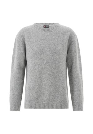 BENNIE - Strickpullover - hellgrau