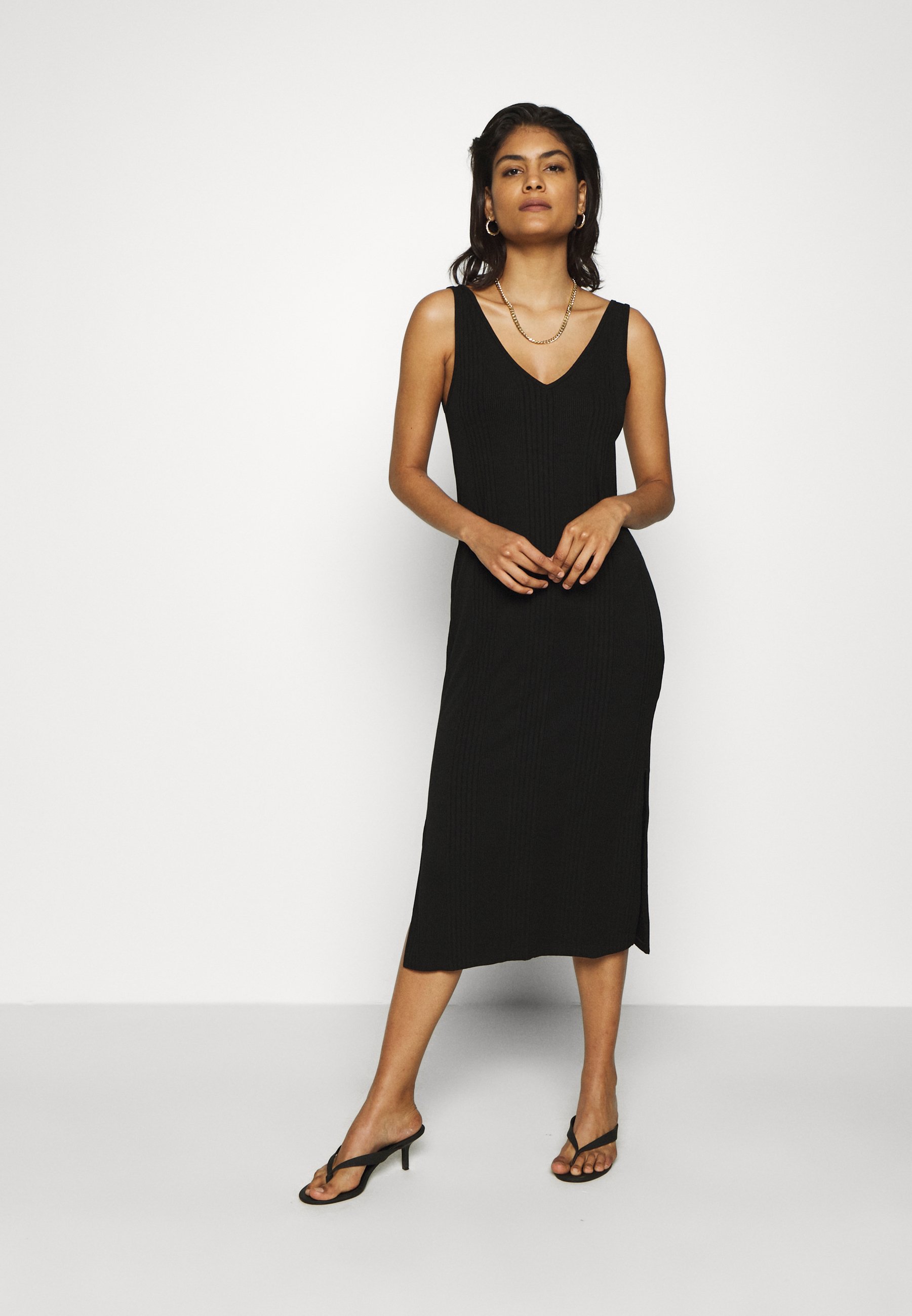 Banana Republic DOUBLE V COLUMN Jerseykjole black Banana Republic DOUBLE V COLUMN - Jerseykjole - black
