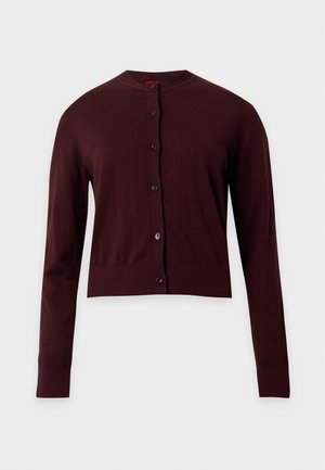HUGO, Cardigan - brown overflow