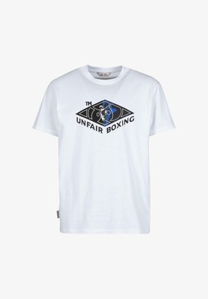 TRIBUTE - Nyomott mintás póló - white