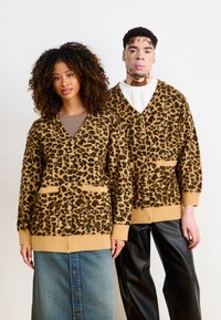 Stan Ray CARDIGAN UNISEX - Cardigan - beige/black