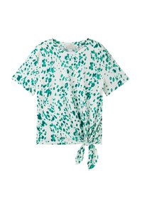 Unselected, abstract white dot print