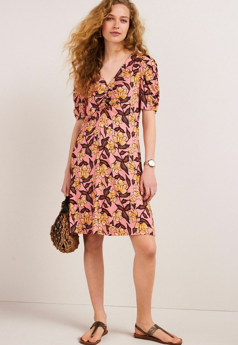 Damen Freizeitkleider | Next SHORT SLEEVE Jerseykleid pink floral/pink - LQ65776 Damen Freizeitkleider | Next SHORT SLEEVE Jerseykleid pink floral/pink - LQ65776