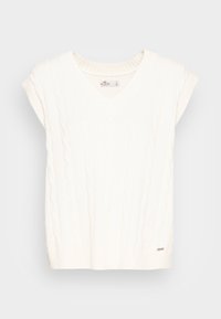 OVERSIZED - Camisola - antique white cables