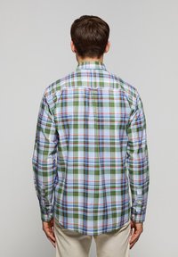 Polo Club LONG SLEEVE CHECKS ARATZ - Overhemd - light blue  green