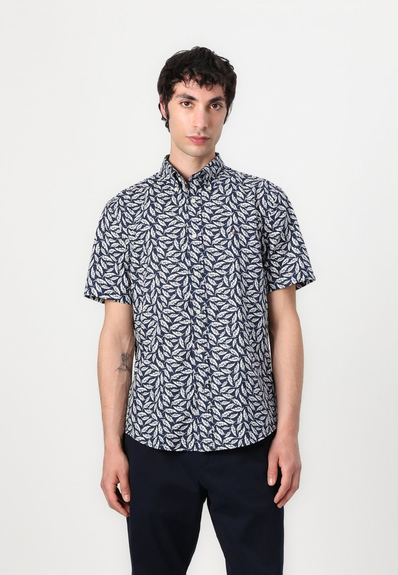 Tommy Hilfiger PRINT SHIRT - Shirt - carbon navy