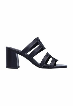 Mules à talons - black