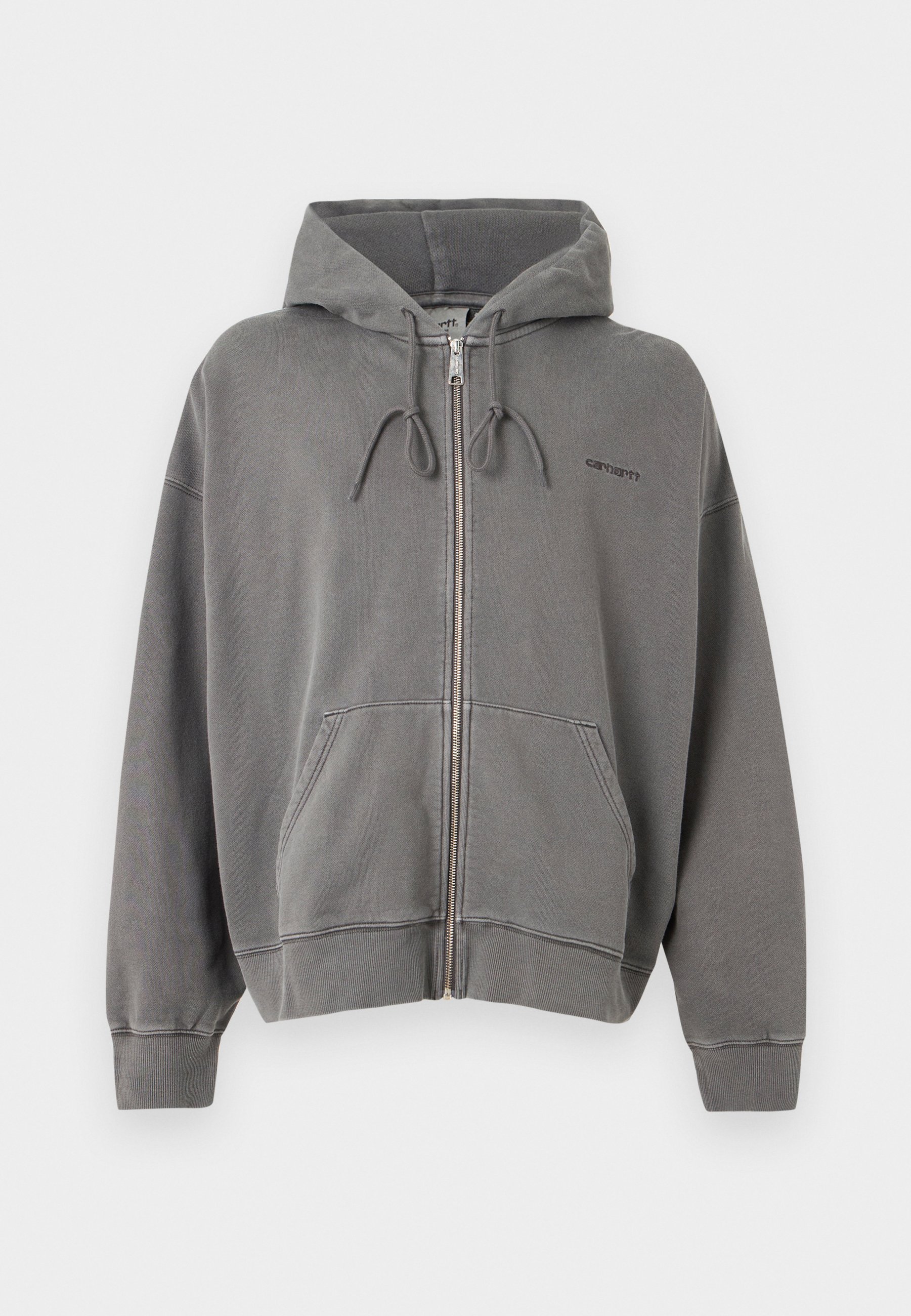Carhartt WIP HOODED BENTON Sweat zippé graphite/gris foncé