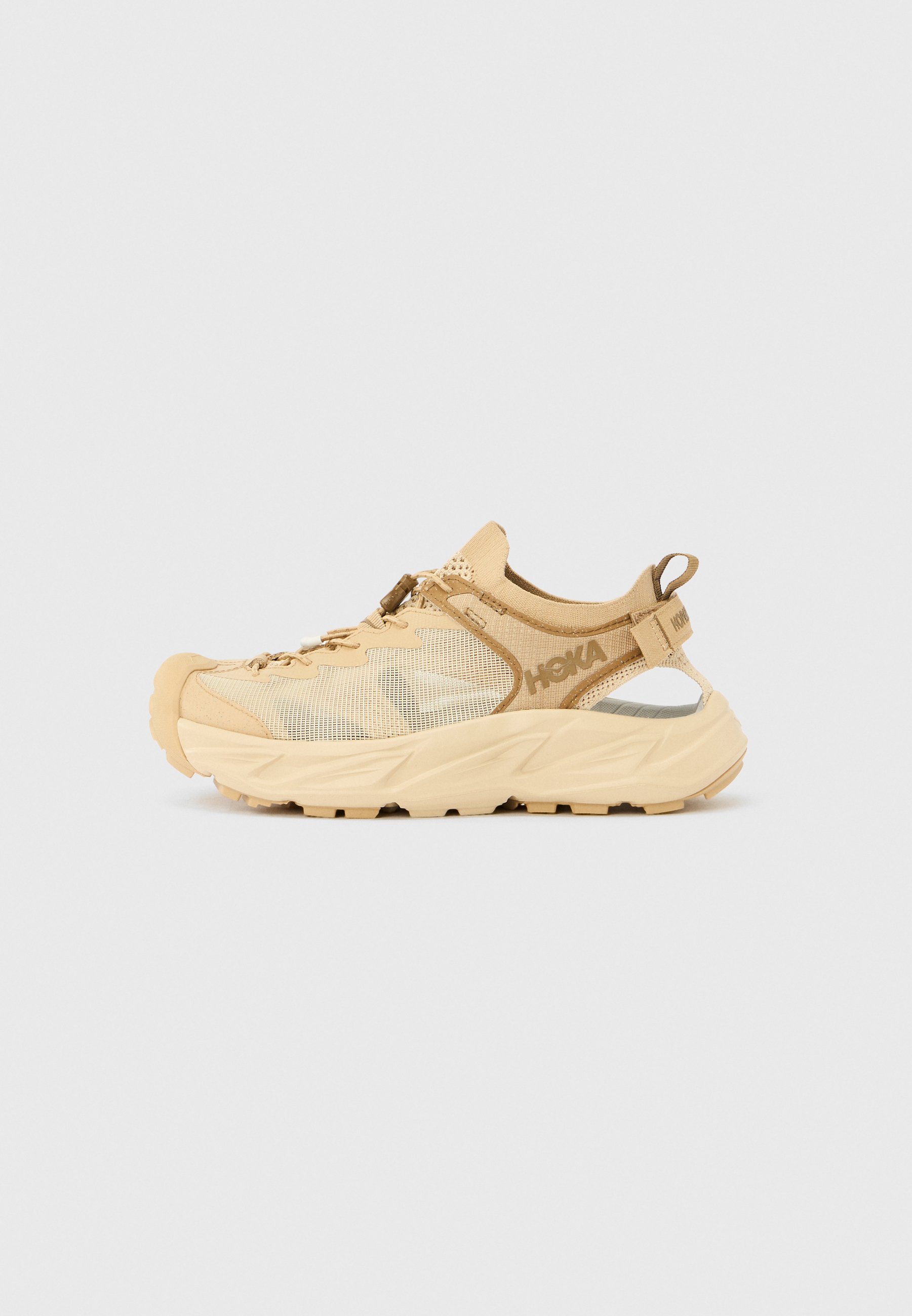 HOKA HOPARA 2 - Walking sandals - khaki/cream/beige - Zalando.co.uk