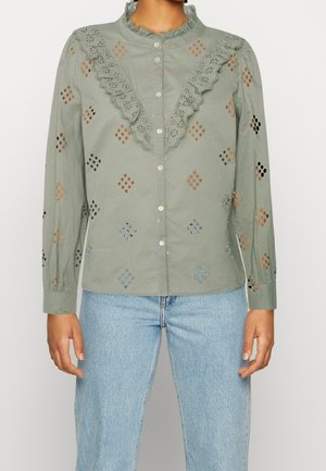 Overhemdblouse - light green