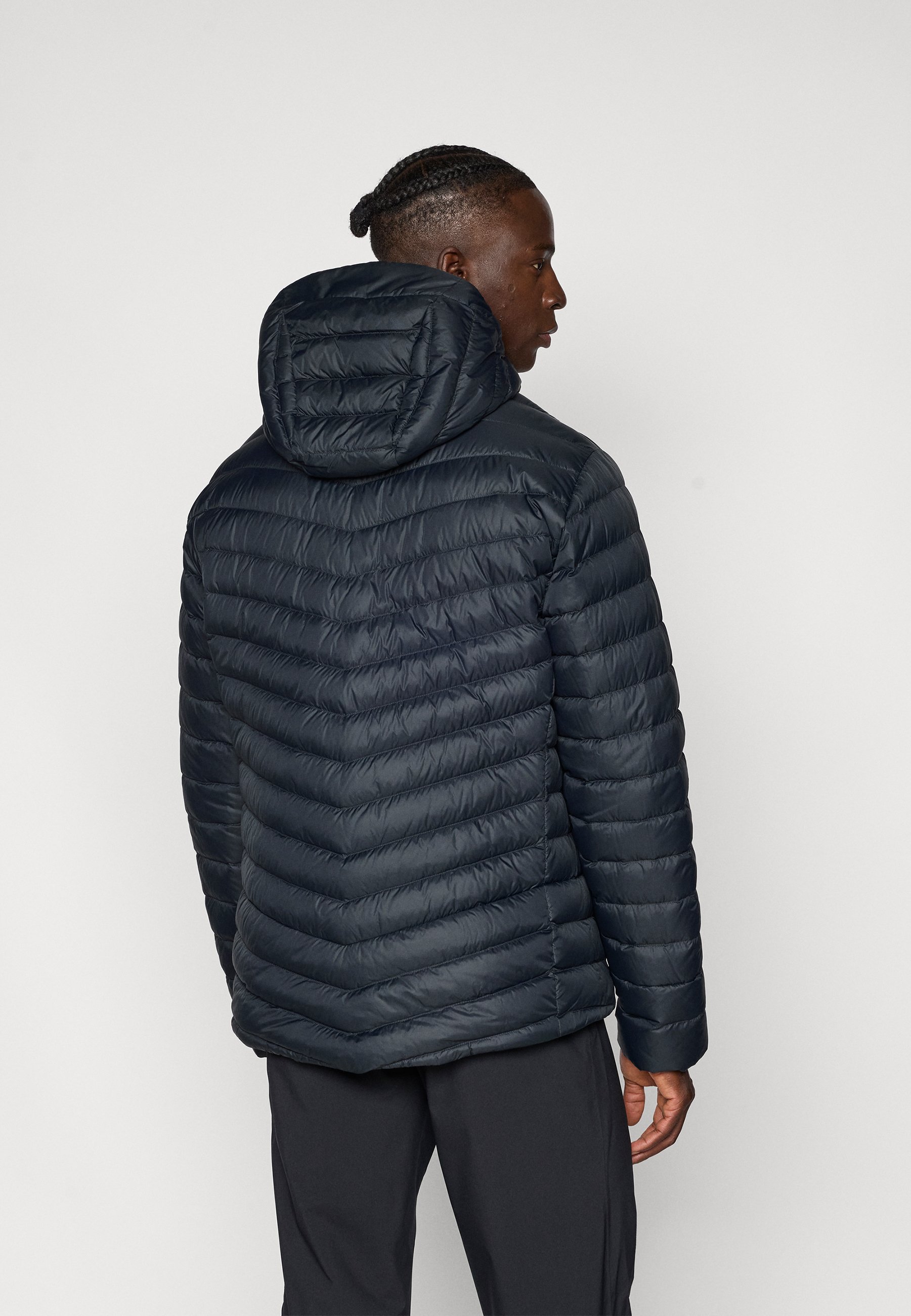 Peak Performance FROST HOOD JACKET - Jachetă cu puf - black/negru